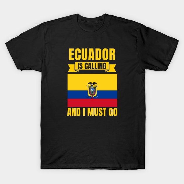 Ecuador T-Shirt by footballomatic